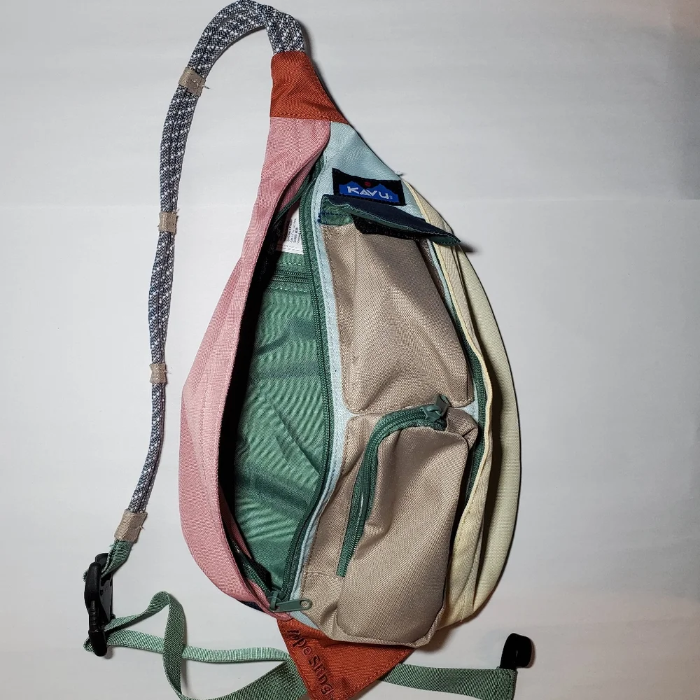 Kavu Rope Colorblock Sling Rope Bag - Picture 5 of 10